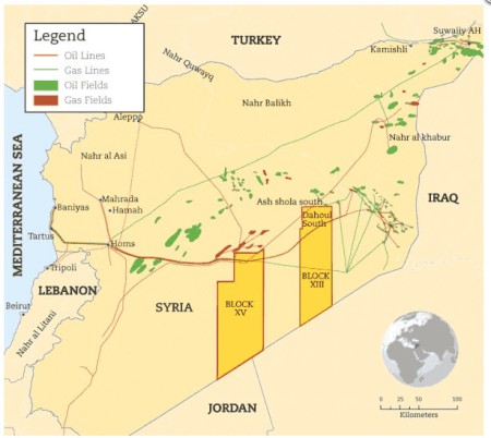 Syrian oil and gas fields